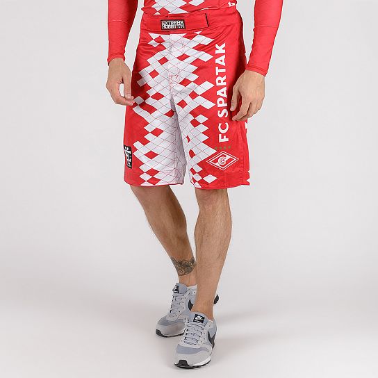 Шорты ММА "Ромб" красные