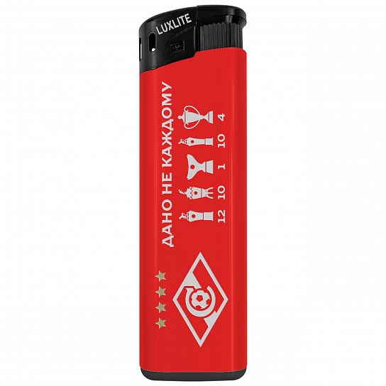 Piezo lighter "Not everyone can do it" red