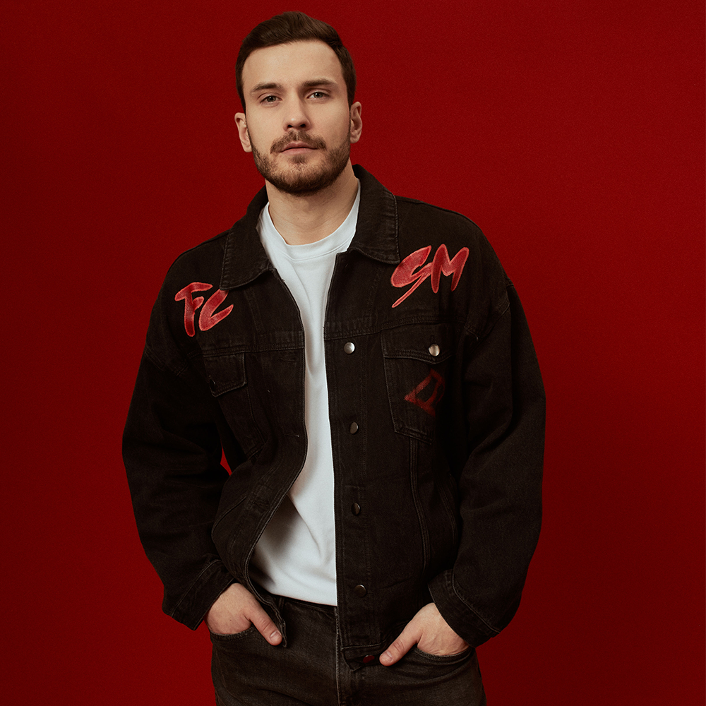 Denim jacket “Gladiator” black