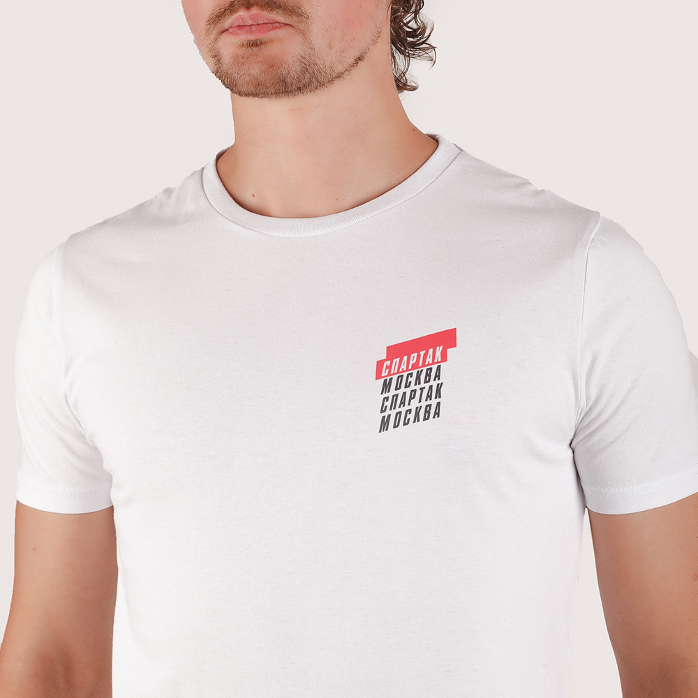 Футболка белая "Спартак Москва"