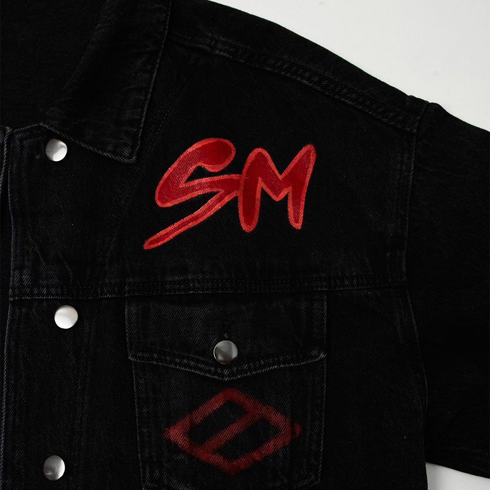 Denim jacket “Gladiator” black