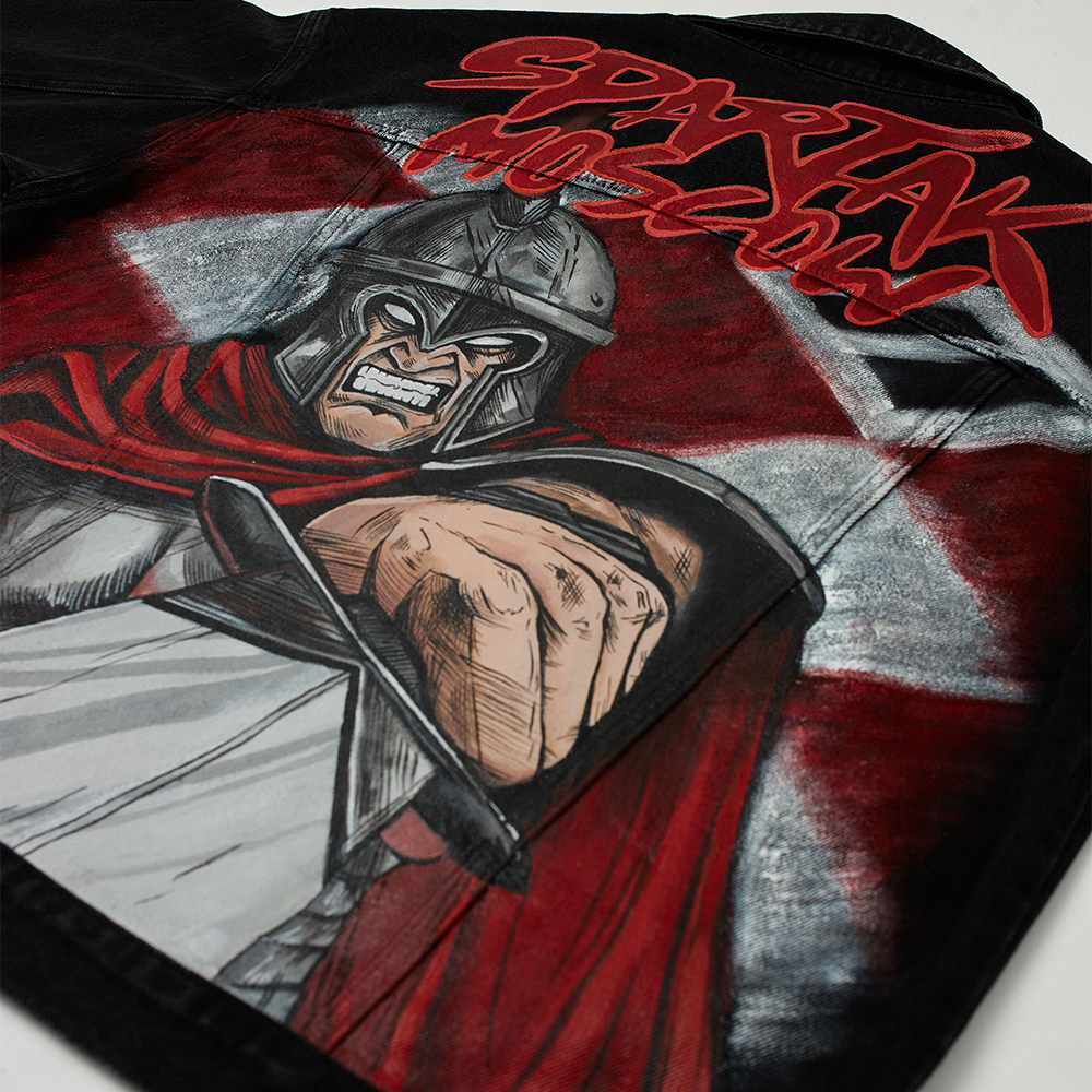 Denim jacket “Gladiator” black