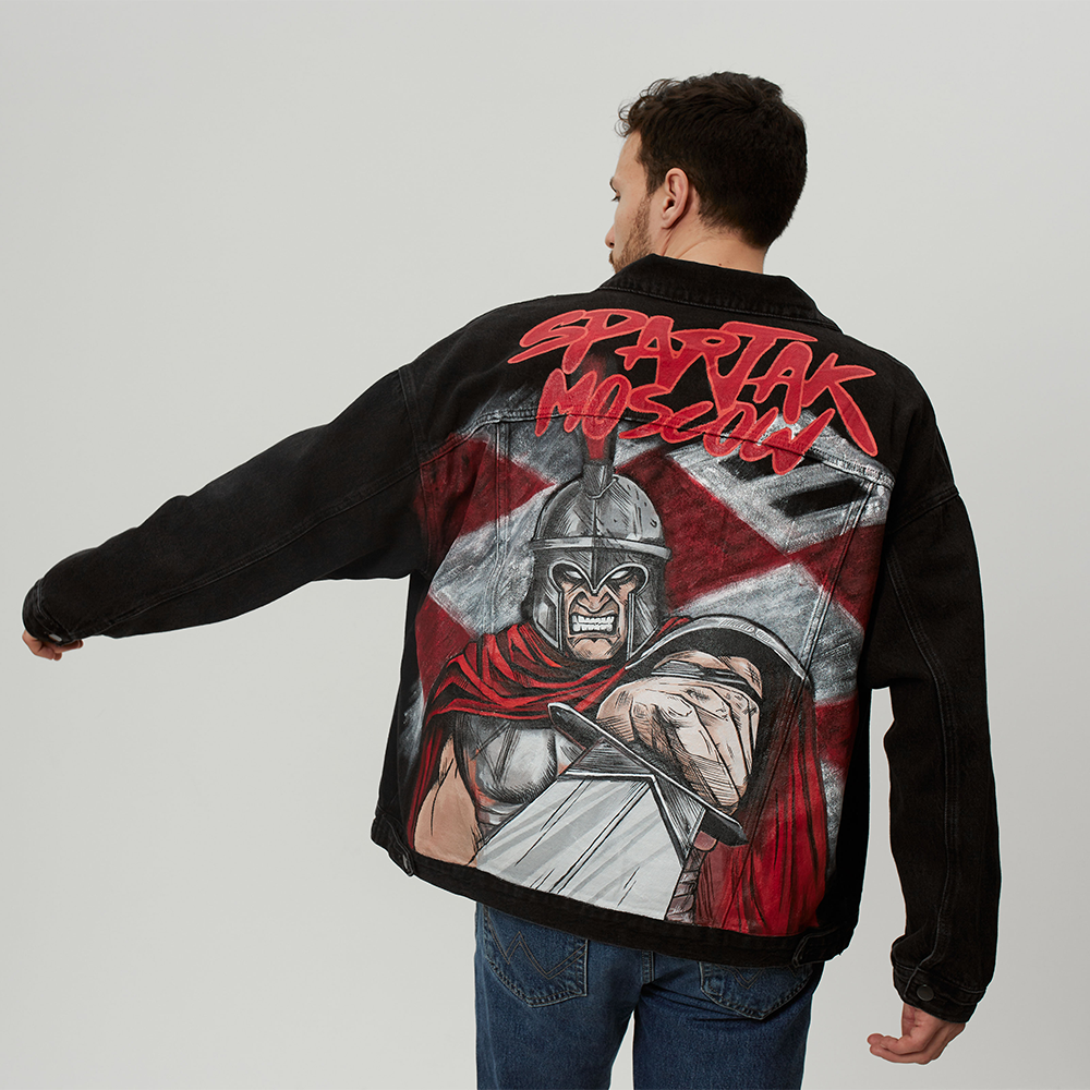 Denim jacket “Gladiator” black