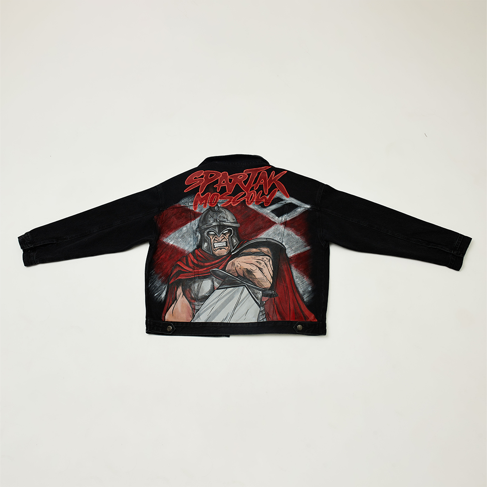 Denim jacket “Gladiator” black