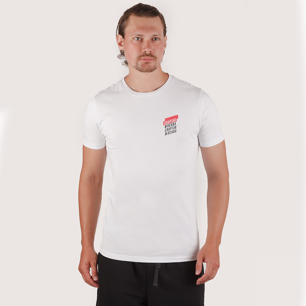 Футболка белая "Спартак Москва"